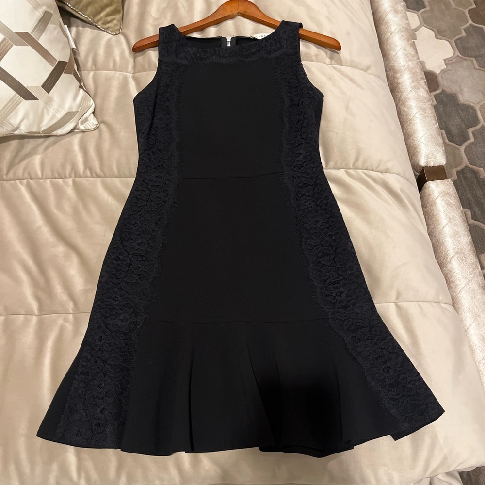 Sandro Black Sleeveless Halter Dress